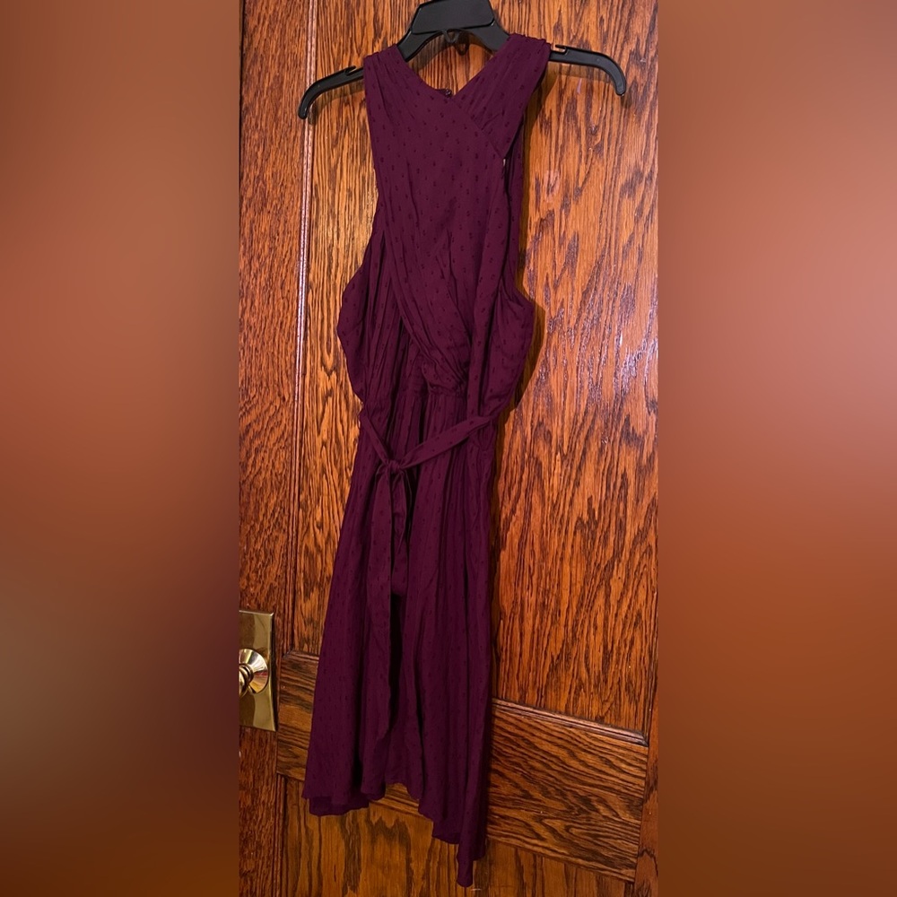 NWT Loft purple halter dress